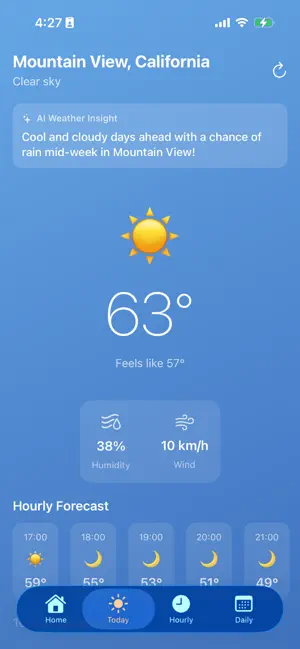 WeatherClear screenshot 1