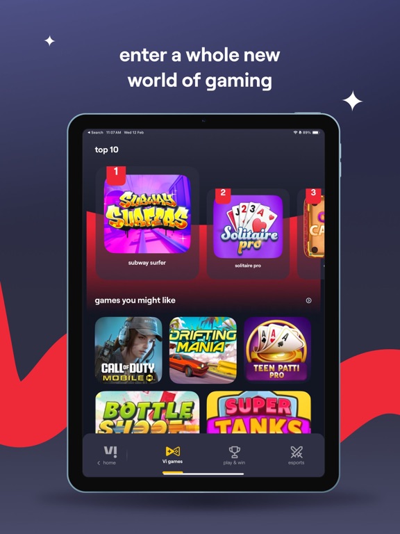 Vi: Recharge, Payments & Games iPad screenshot 4 - Utilities app