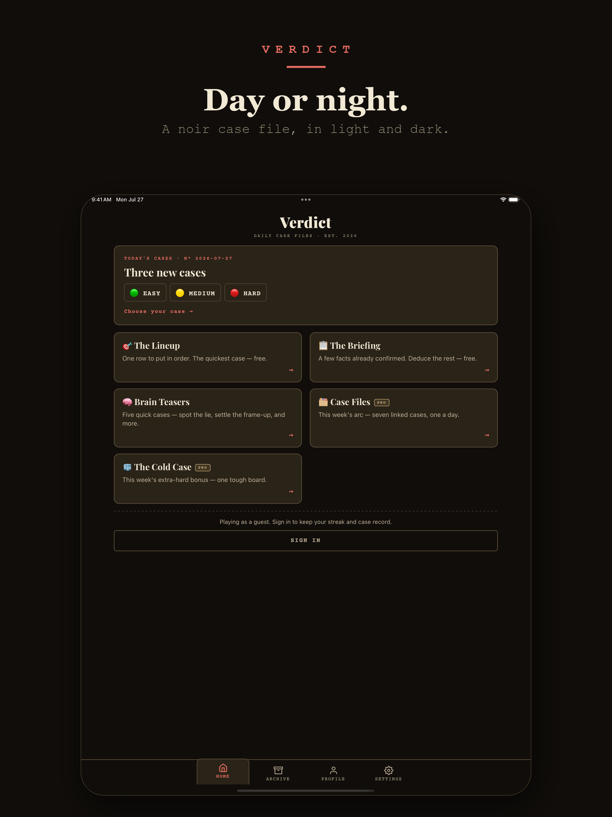 Verdict: Daily Logic Puzzles screenshot 12
