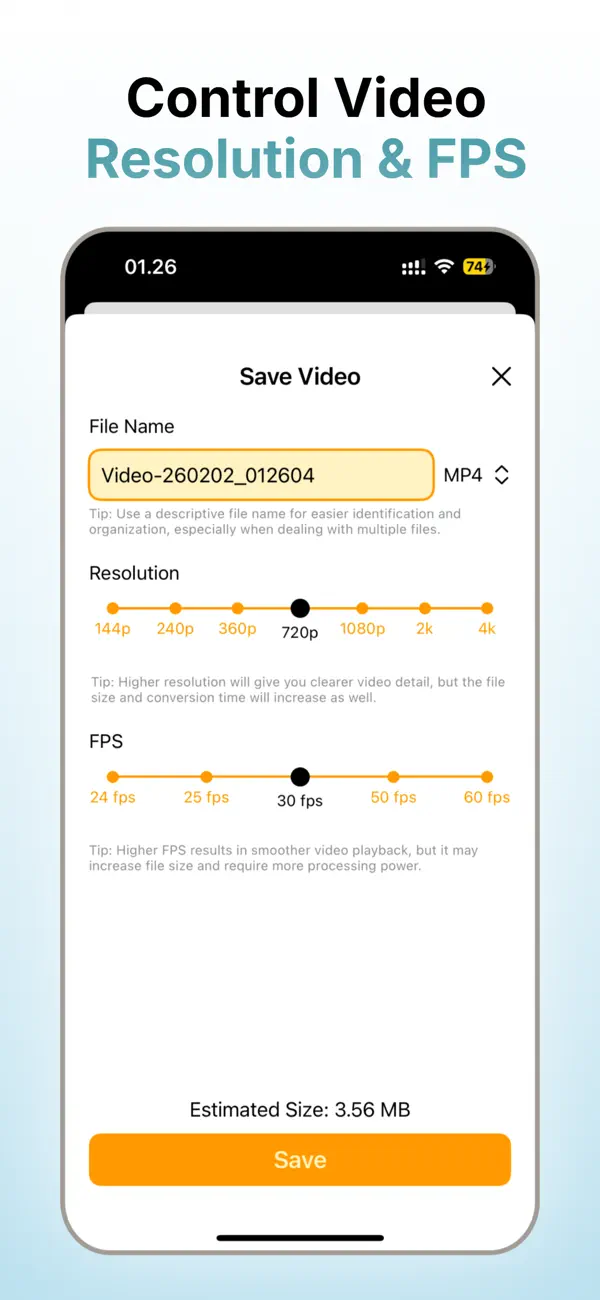 Screenshot #3 pour Live Photo to Video