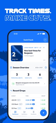 SwimTrackApp Screenshot 1 of 7
