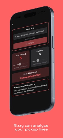 Rizzy - AI Rizz Chatbot screenshot