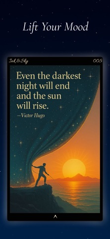 Ink & Sky - Daily Quotes screenshot