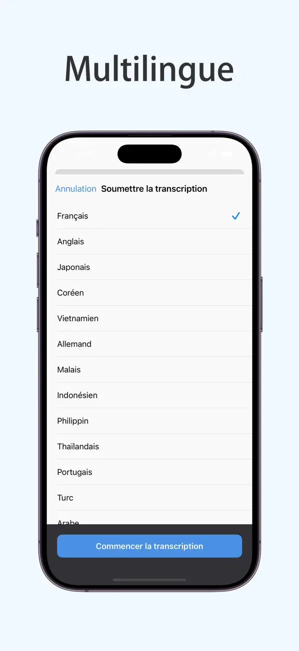 Screenshot #2 pour Audio en texte