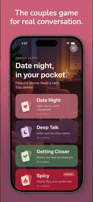 Couple Cards: Questions Game screenshot 1