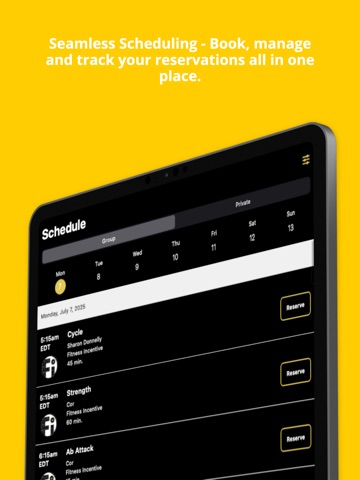 Fitness Incentive Plus iPad screenshot