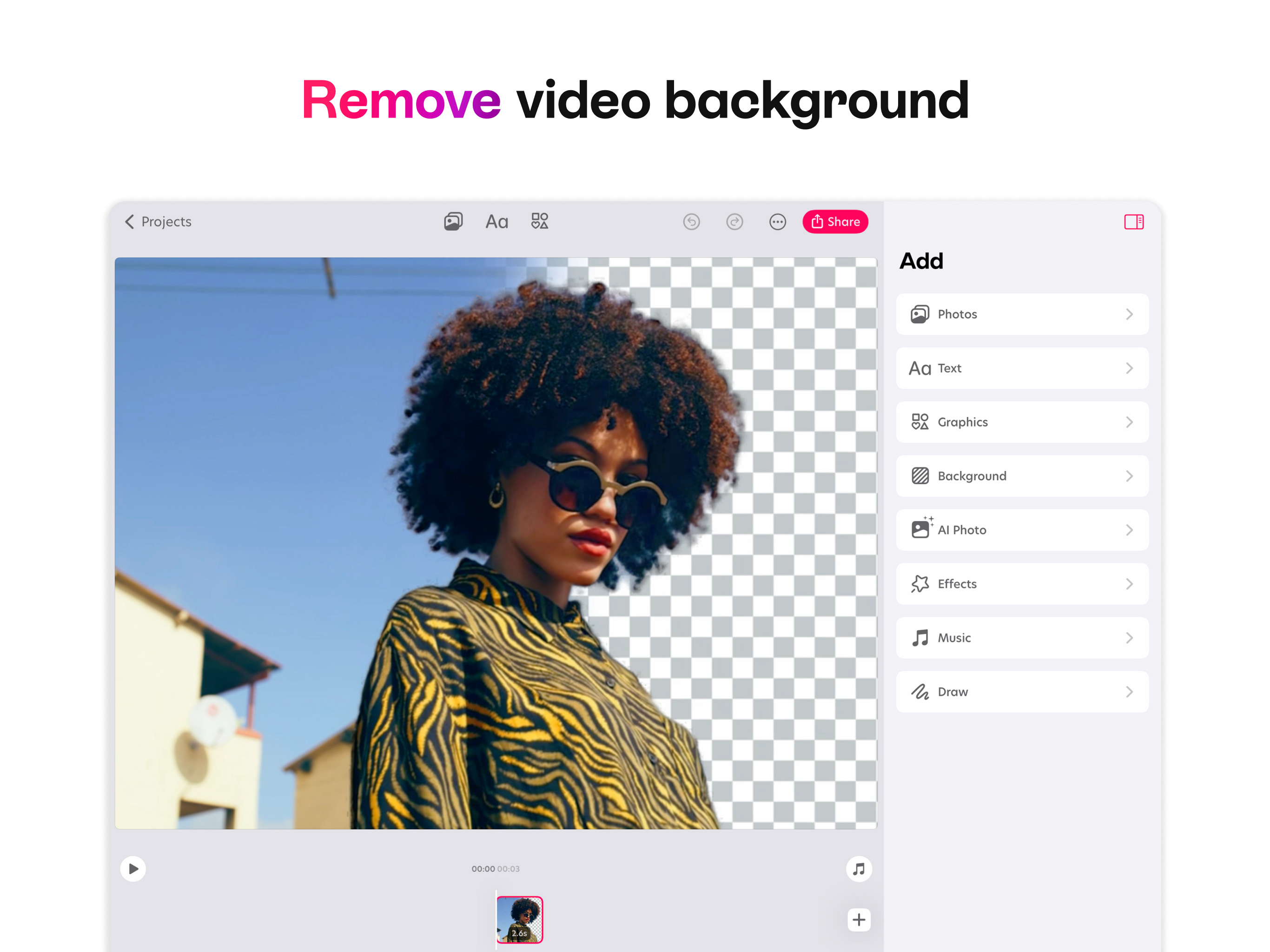 Bazaart AI Photo Editor Design