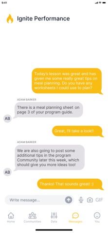 Ignite Coach screenshot