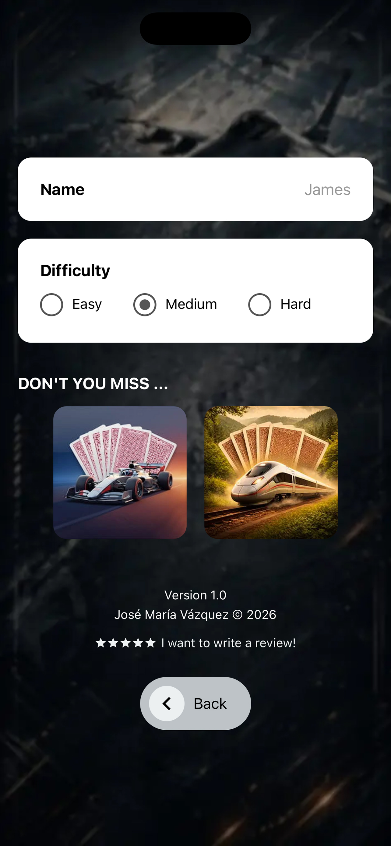 Battle Card Planes