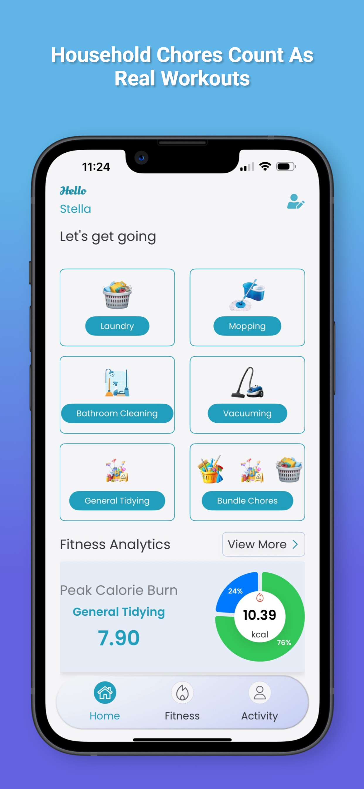 ChoreFit: Track Home Fitness