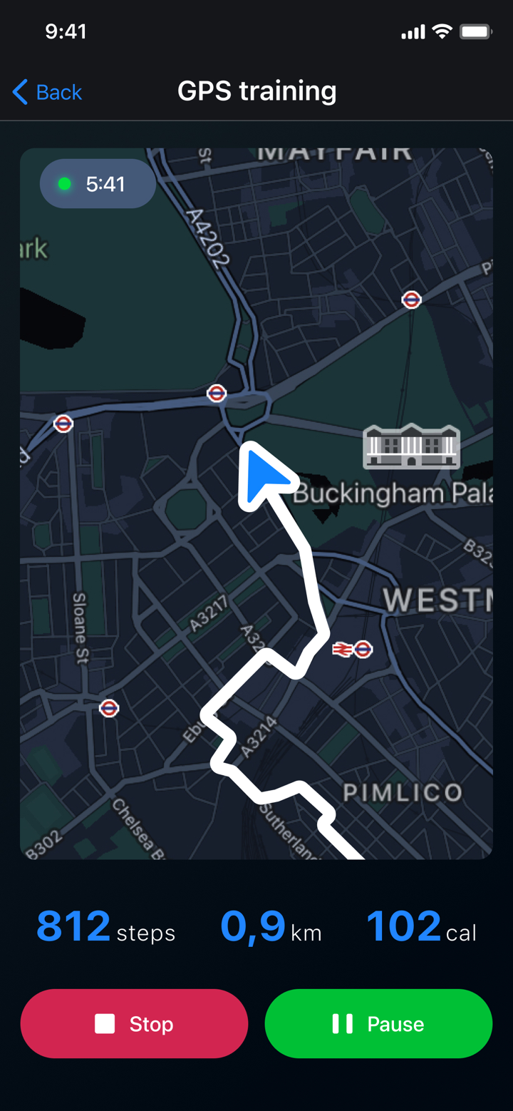 Pedometer - Run & Step Counter screenshot 2