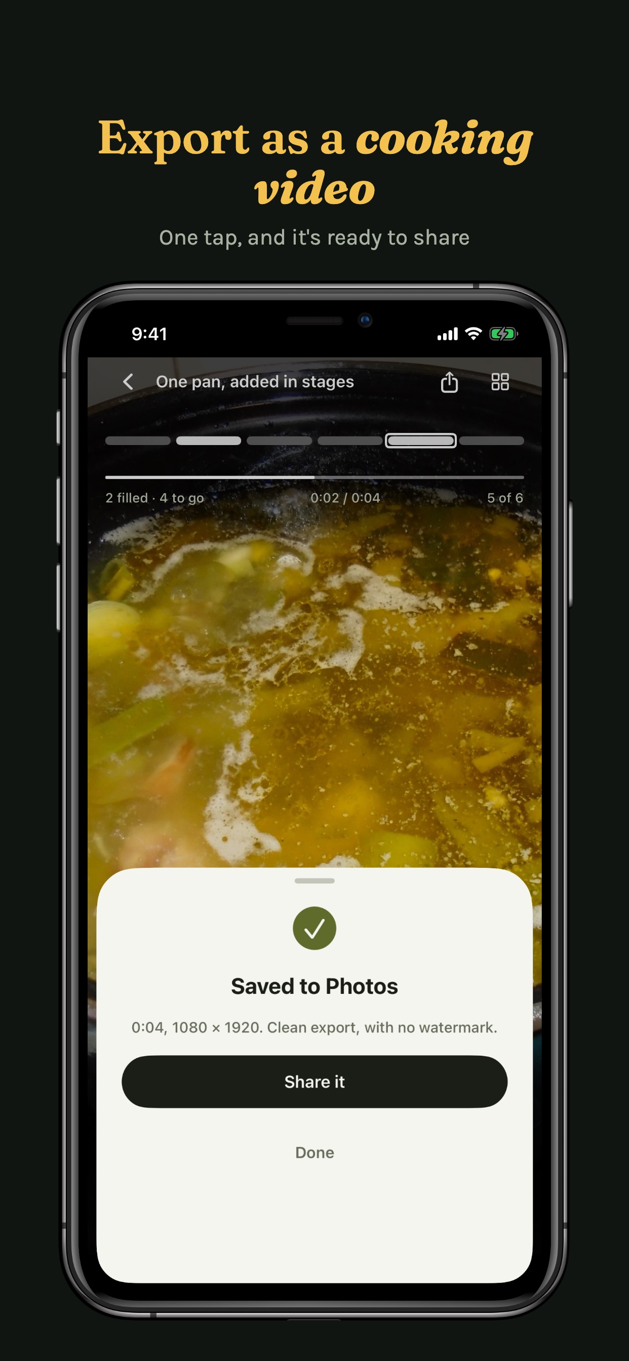 Screenshot 4 of CookReel: Recipe Video Maker
