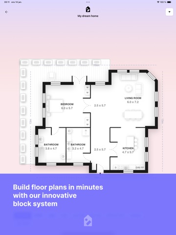 Create Floor Plans iPad screenshot