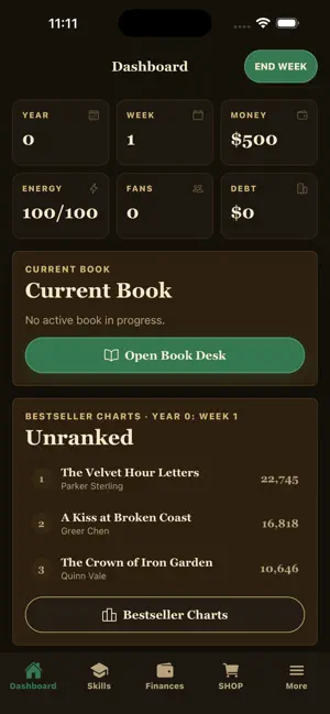Author Career screenshot 3