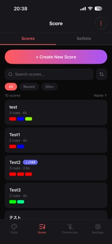 Lightstick Controller iPhone screenshot