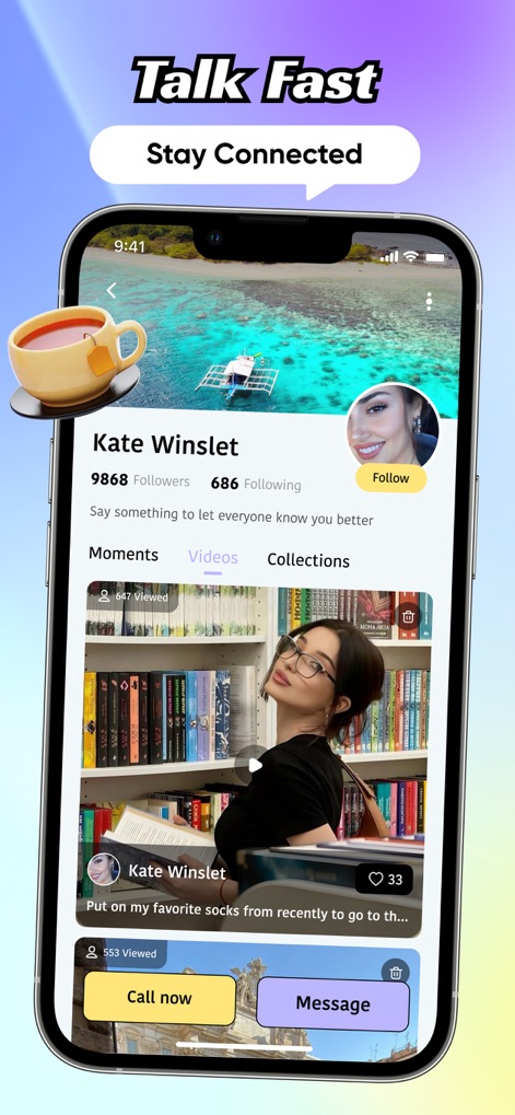 Kula - Video Chat, Meet, Call - kula-app-user-profile-interface