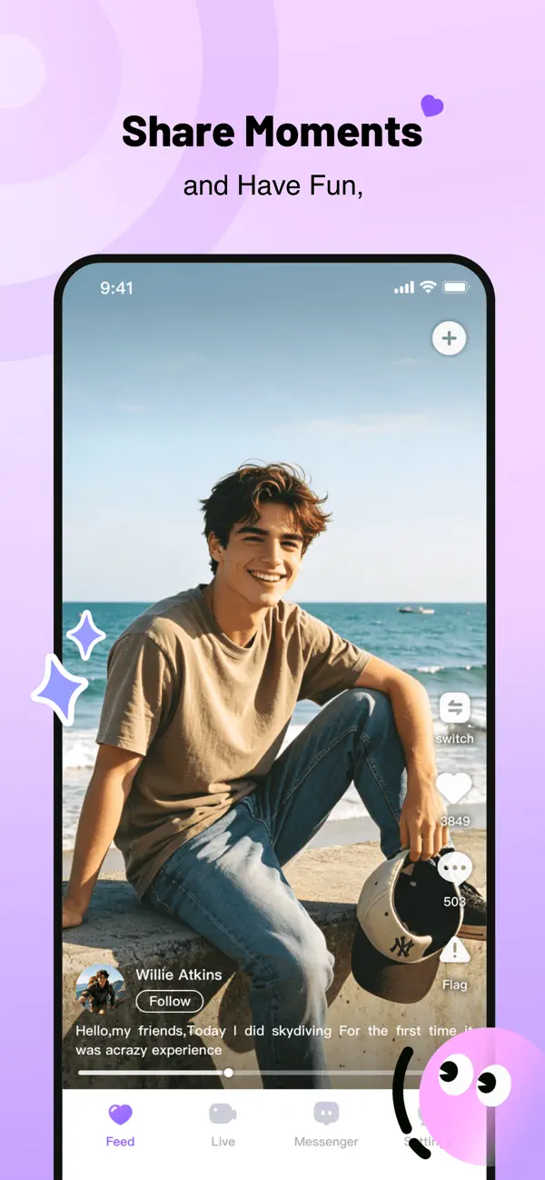 Screenshot #3 pour Coco -Live Stream, Go Live