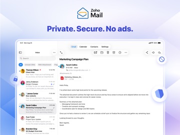 Zoho Mail - Intune iPad screenshot