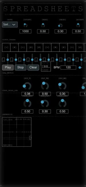 Spreadsheets Synth screenshot 2