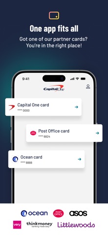 Capital One UK iPhone screenshot 2