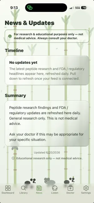 Peptide RX: Research & News screenshot 1