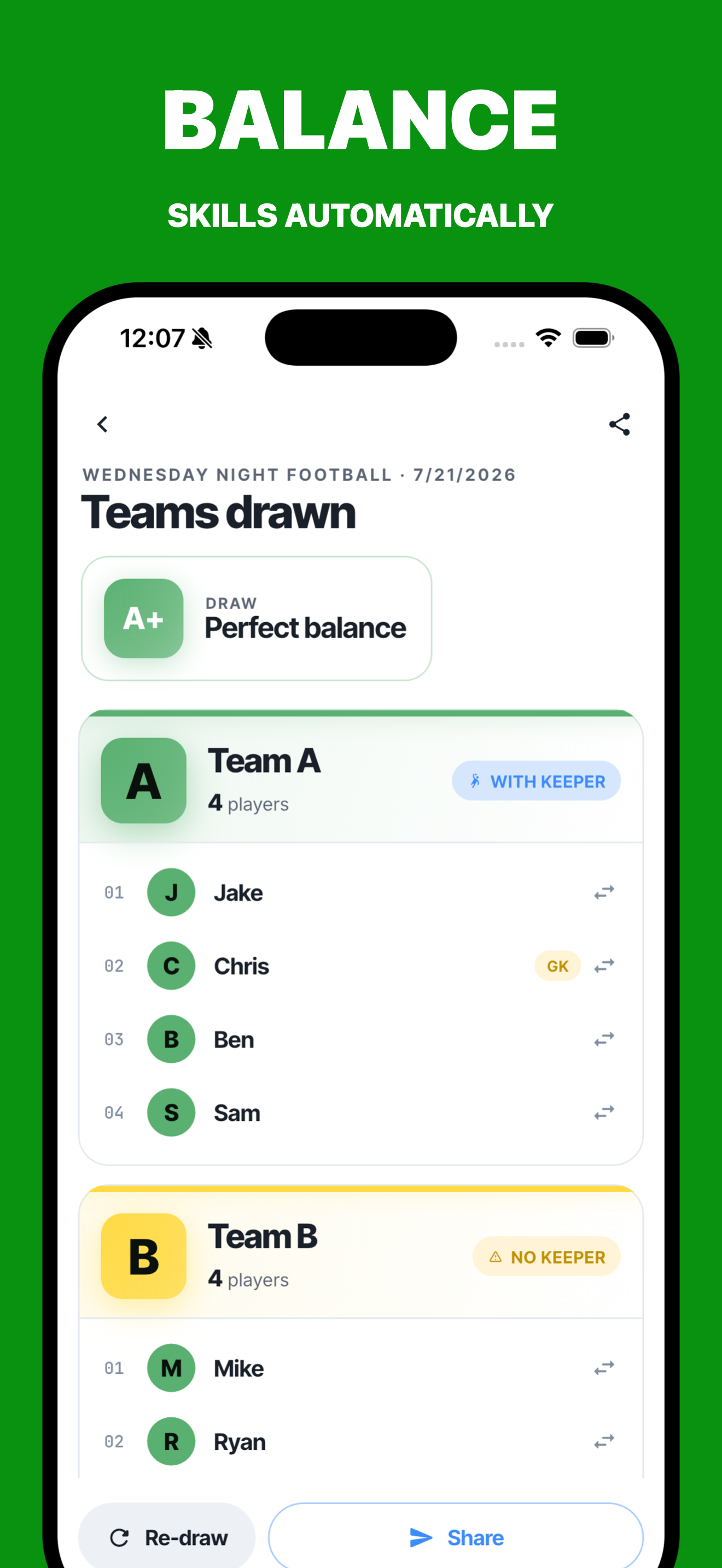 Random team generator - FUT screenshot 3