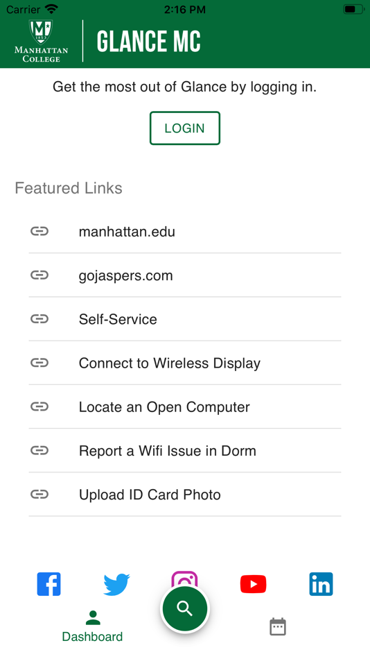#1. Glance MU (iOS) 由: Manhattan College