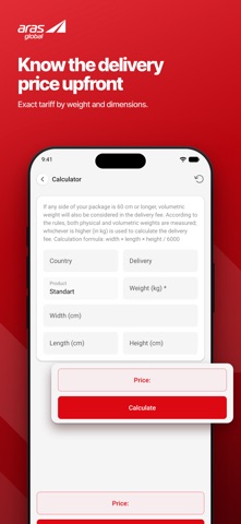 Arasglobal: Parcel Delivery Screenshot 6 of 7