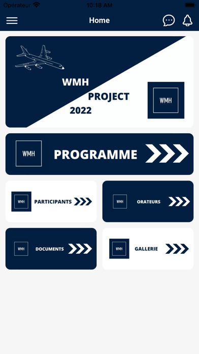 WMH Project App Screenshot