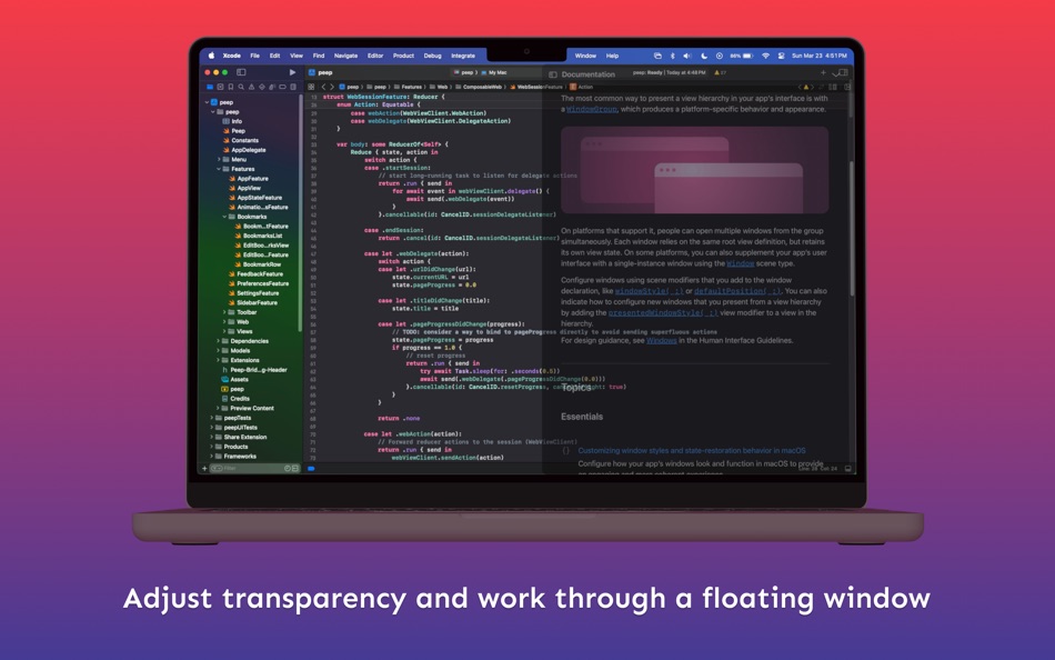 #2. Peep - PiP Browser (macOS) 由: Corey Walo