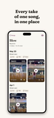 Reelshelf: Dance Journal screenshot
