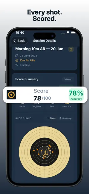 TargetLog: Pistol & Rifle ISSF screenshot 2