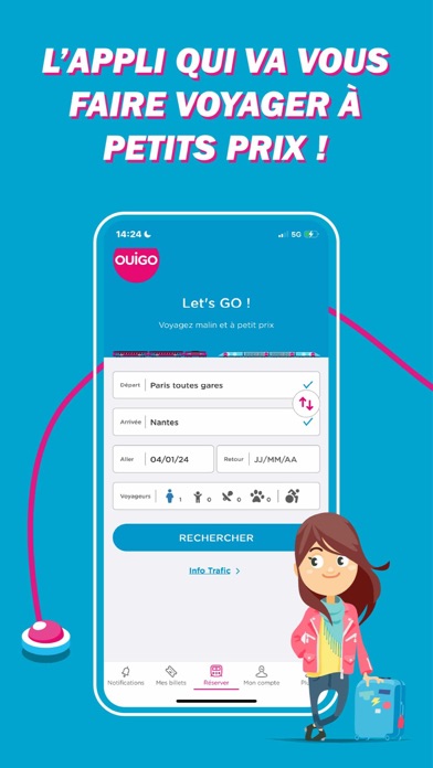 OUIGO : Billet de train & Gare Screenshot