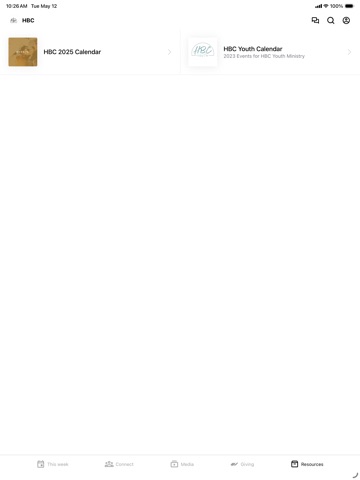 Heritage Baptist Church - AR iPad screenshot