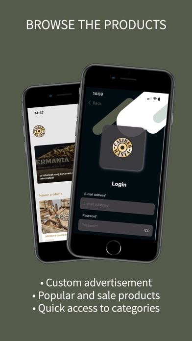 Screenshot 1 of Calibermania App