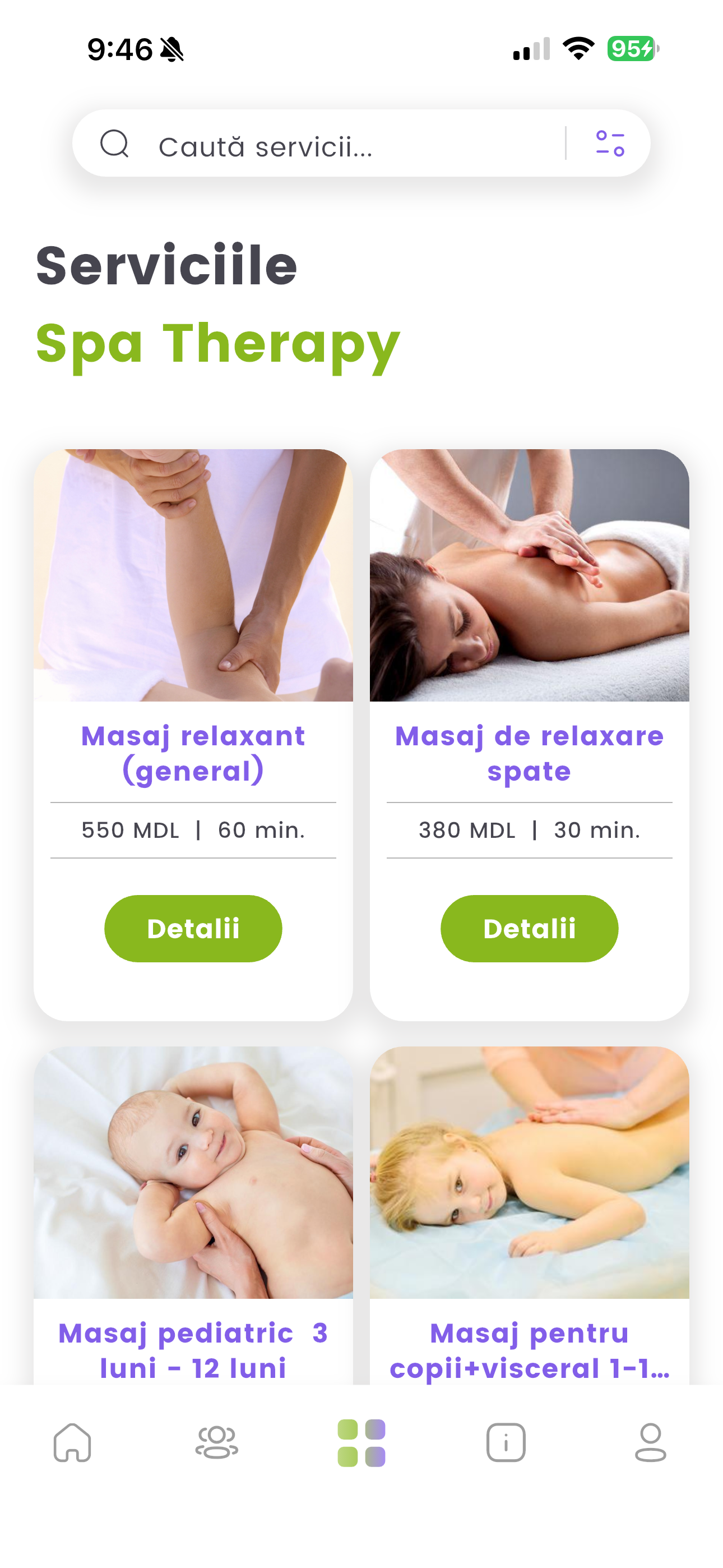 Servicii Spa Therapy Moldova