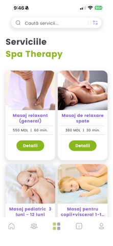 Servicii Spa Therapy Moldova iPhone screenshot