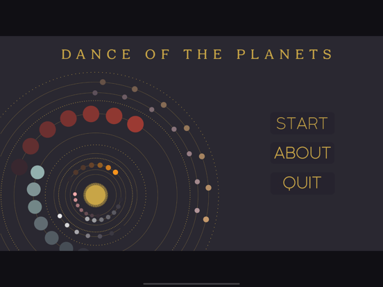 Dance of the Planets iPad screenshot 1 - Music app