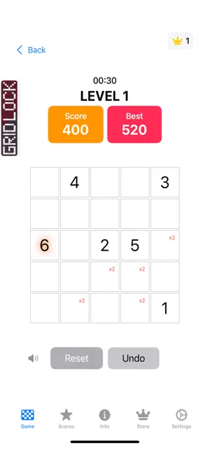 GridLock: Number Puzzle screenshot 2