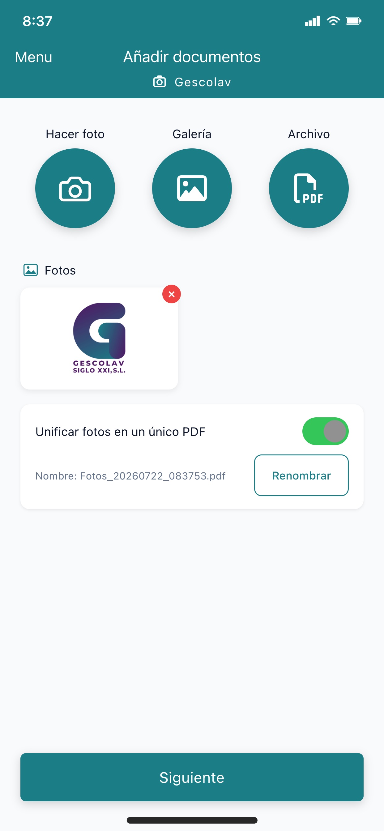 Screenshot 4 of Gescolav