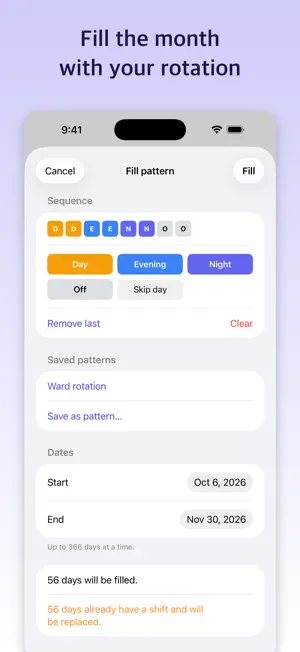 Shift Calendar: Hours & Widget screenshot 3