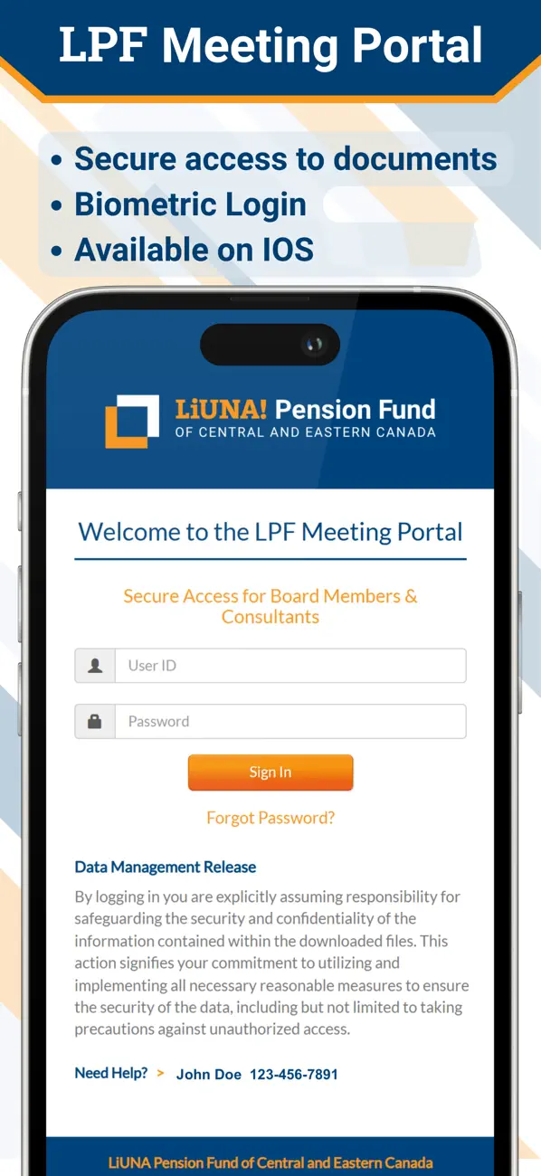 Screenshot #1 pour LPF Meetings