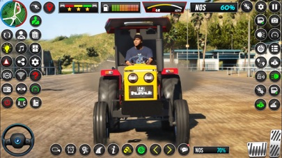 Farm Simulator Tractor Driving Screenshot
