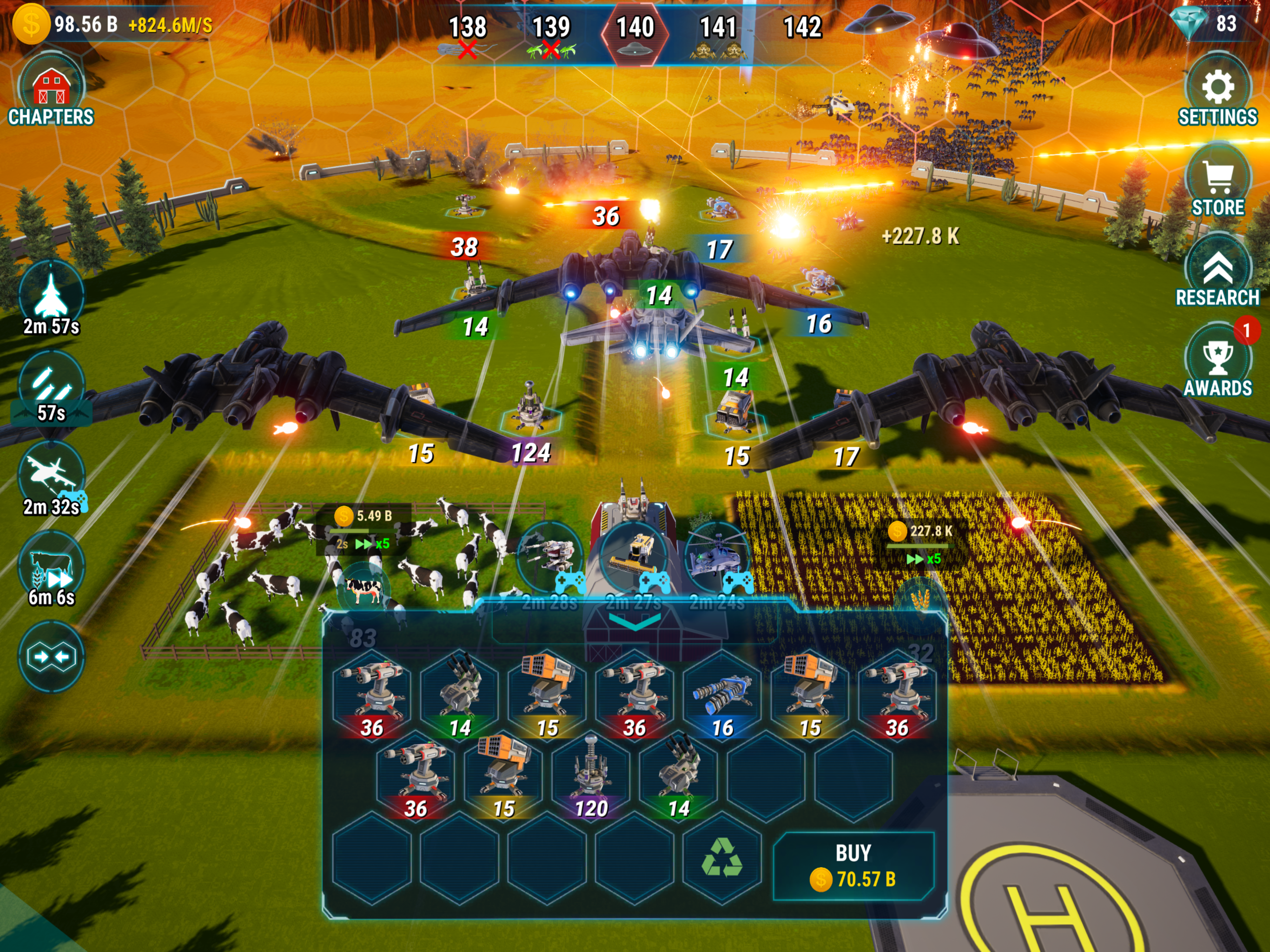 Star Farm: Merge Tower Defense screenshot 10