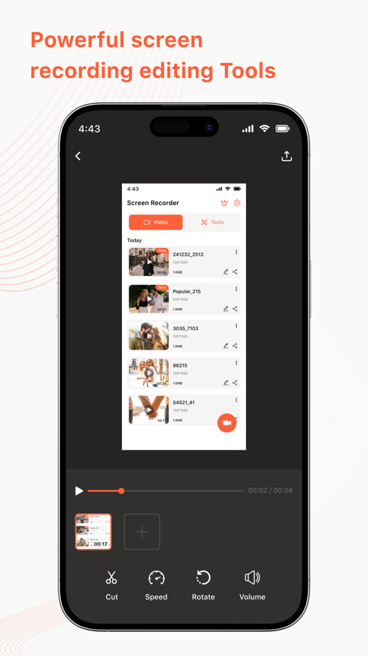 #3. Screen Recorder - Recorder (iOS) By: Akhil Dholariya