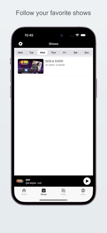 Q98 app screenshot 3