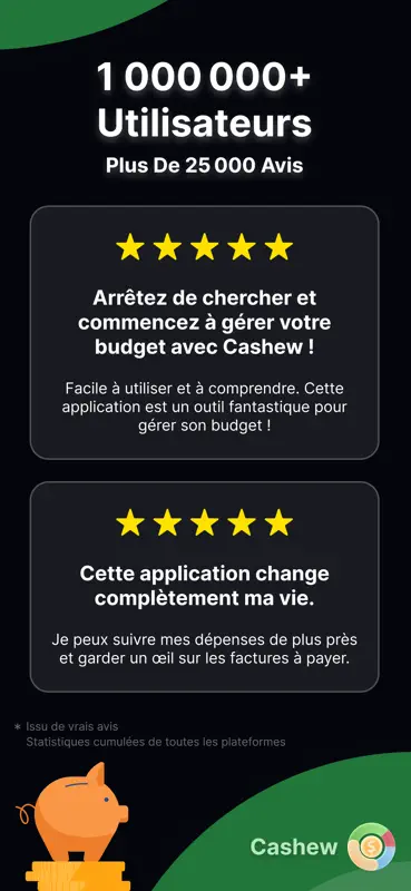 Cashew—Suivi dépenses & budget screenshot 8 of 8