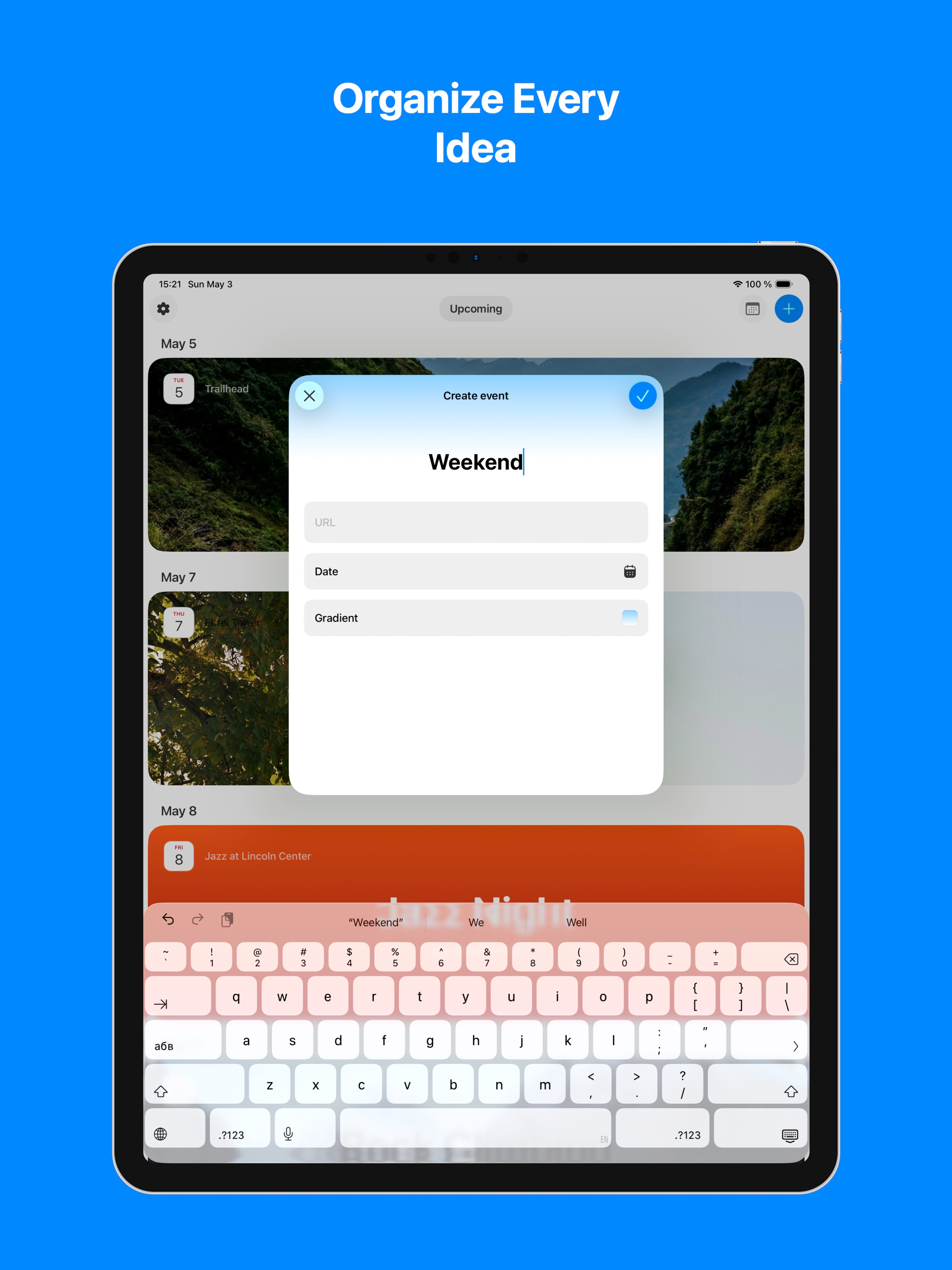 Weekendly - Event Planner screenshot 9