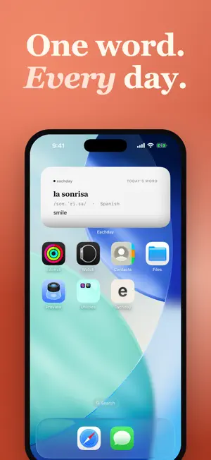 Eachday: Word of the Day screenshot 1