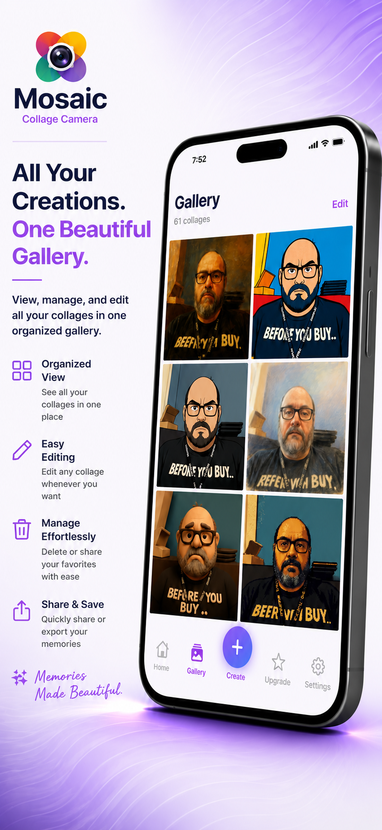 Mosaic Collage Camera screenshot 4